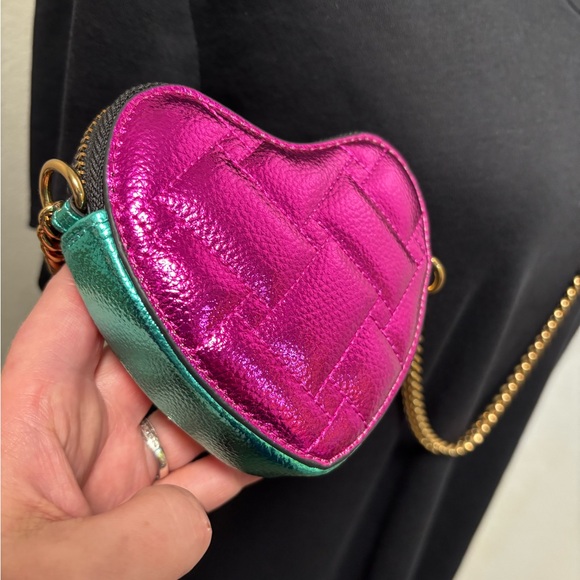 Kurt Geiger Micro Heart Crossbody Bag 🧡🩵🩷 - Picture 15 of 17